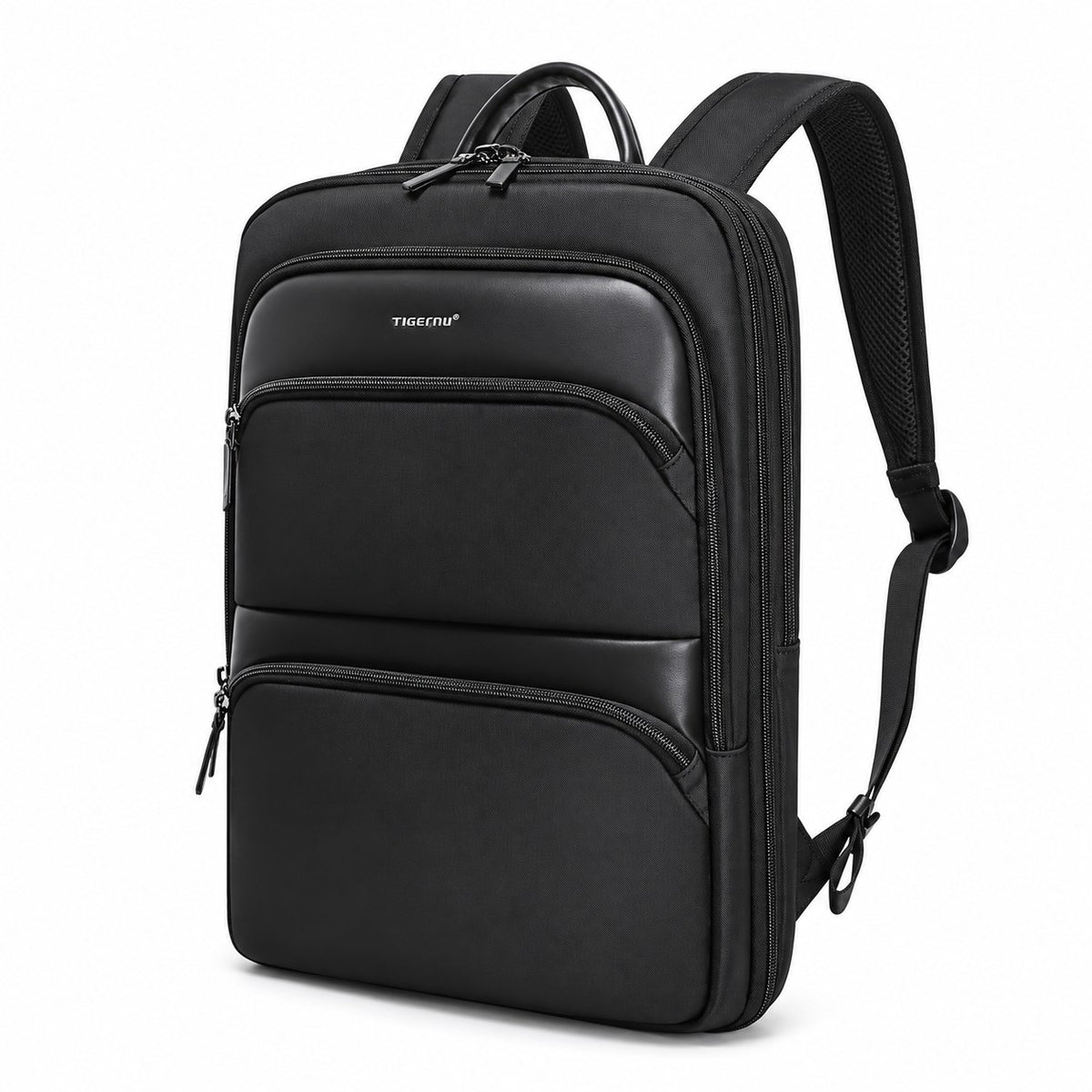 Tigernu Executive Expandable Slim Backpack in Black